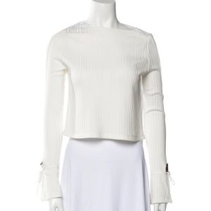 3.1 Philip Lim slip cuff top size small cream& white